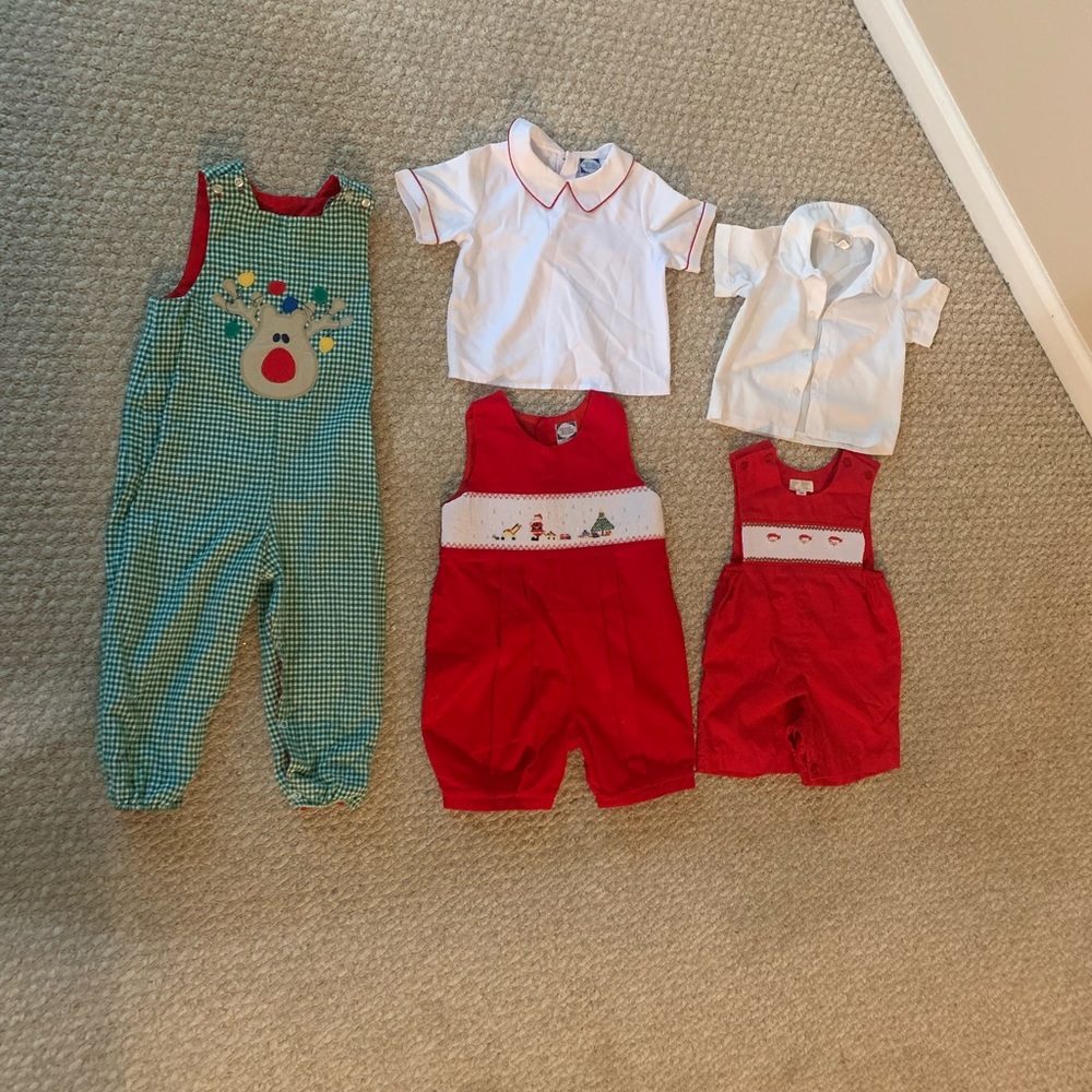 Christmas Boy Smocks